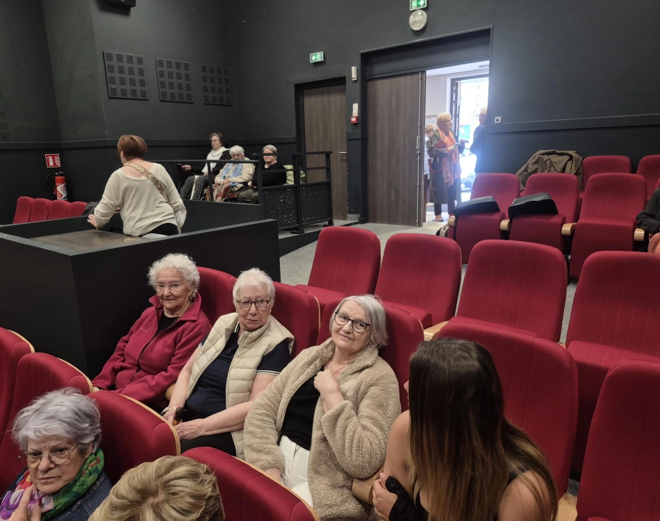 Une sortie cinéma très appréciée des résidents