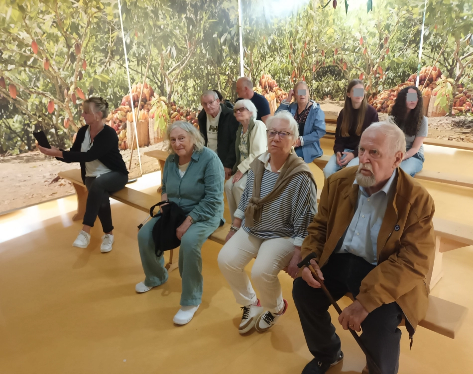 Visite du musée du chocolat le Drakkar de Nonant