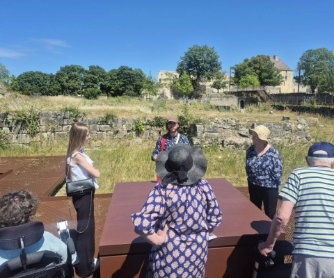 Une visite du chateau de Caen très appréciée