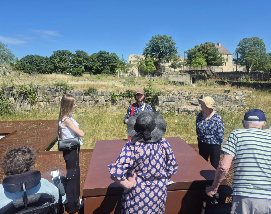 Une visite du chateau de Caen très appréciée