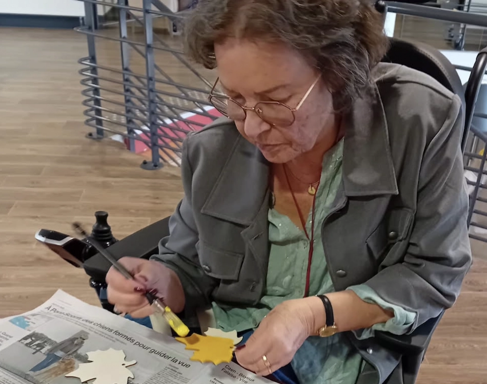 Des ateliers créatifs à l'EHPAD Les Chanterelles