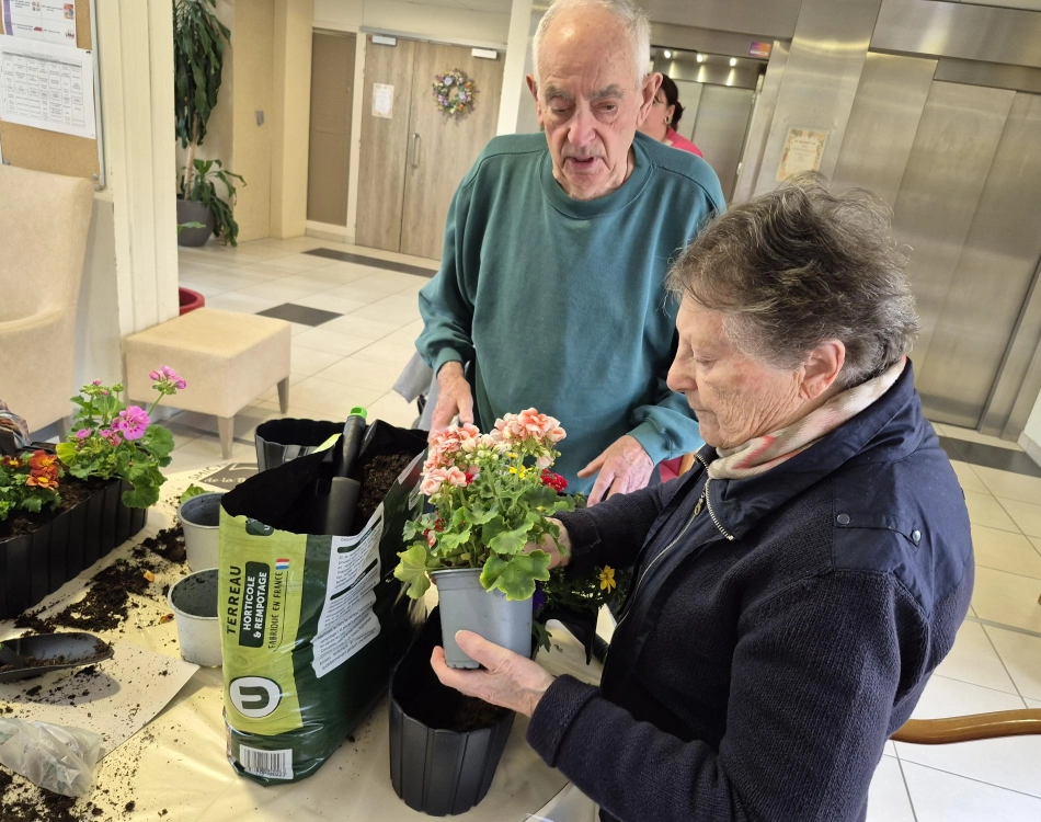 L'atelier jardinage aux Chanterelles