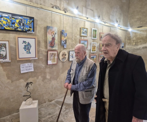 L'exposition à l'église de Quilly