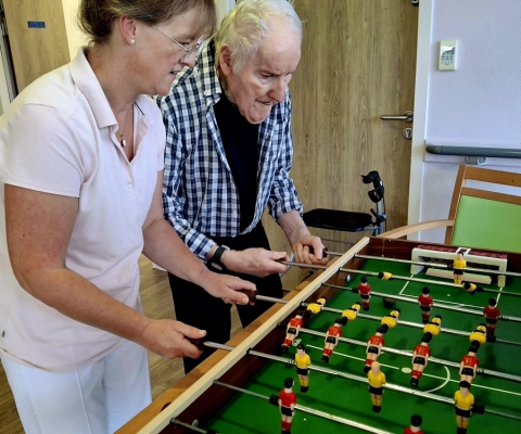 Les parties de Babyfoot au sein du service comportemental