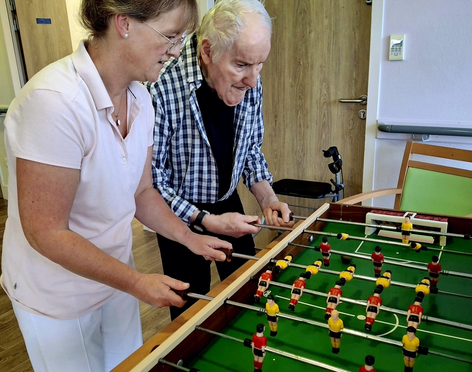 Les parties de Babyfoot au sein du service comportemental
