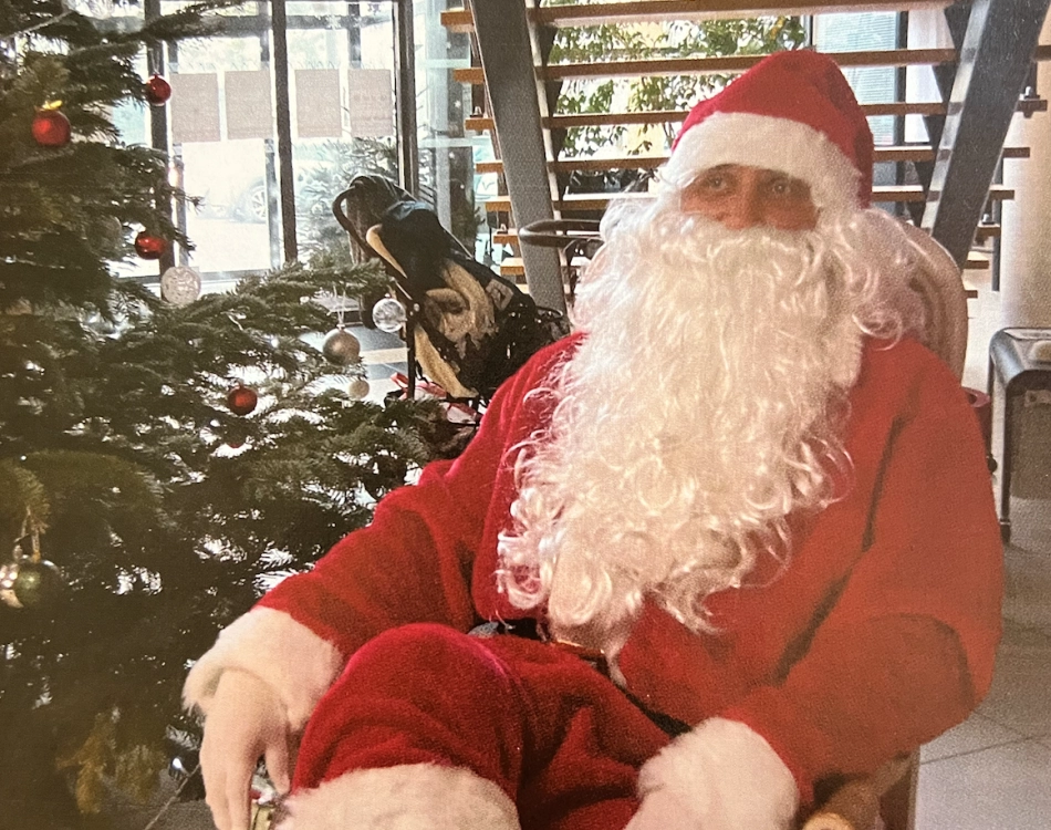 Le Père Noël à la résidence